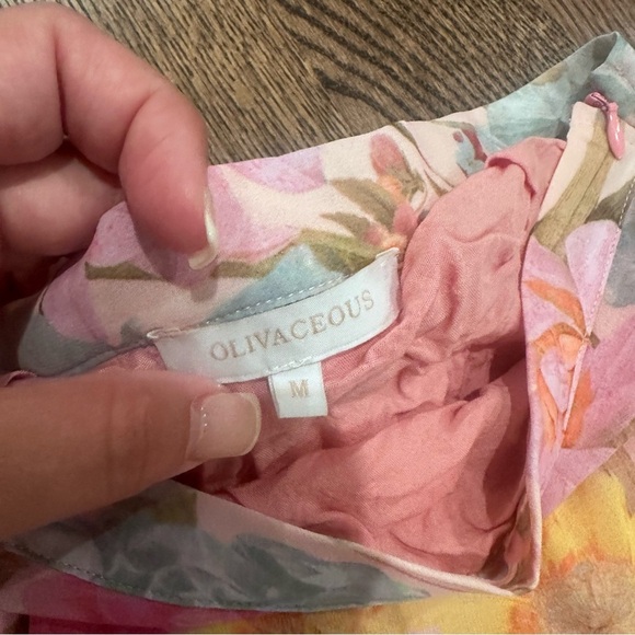 Olivaceous Ellisa Floral Skirt - Picture 5 of 6